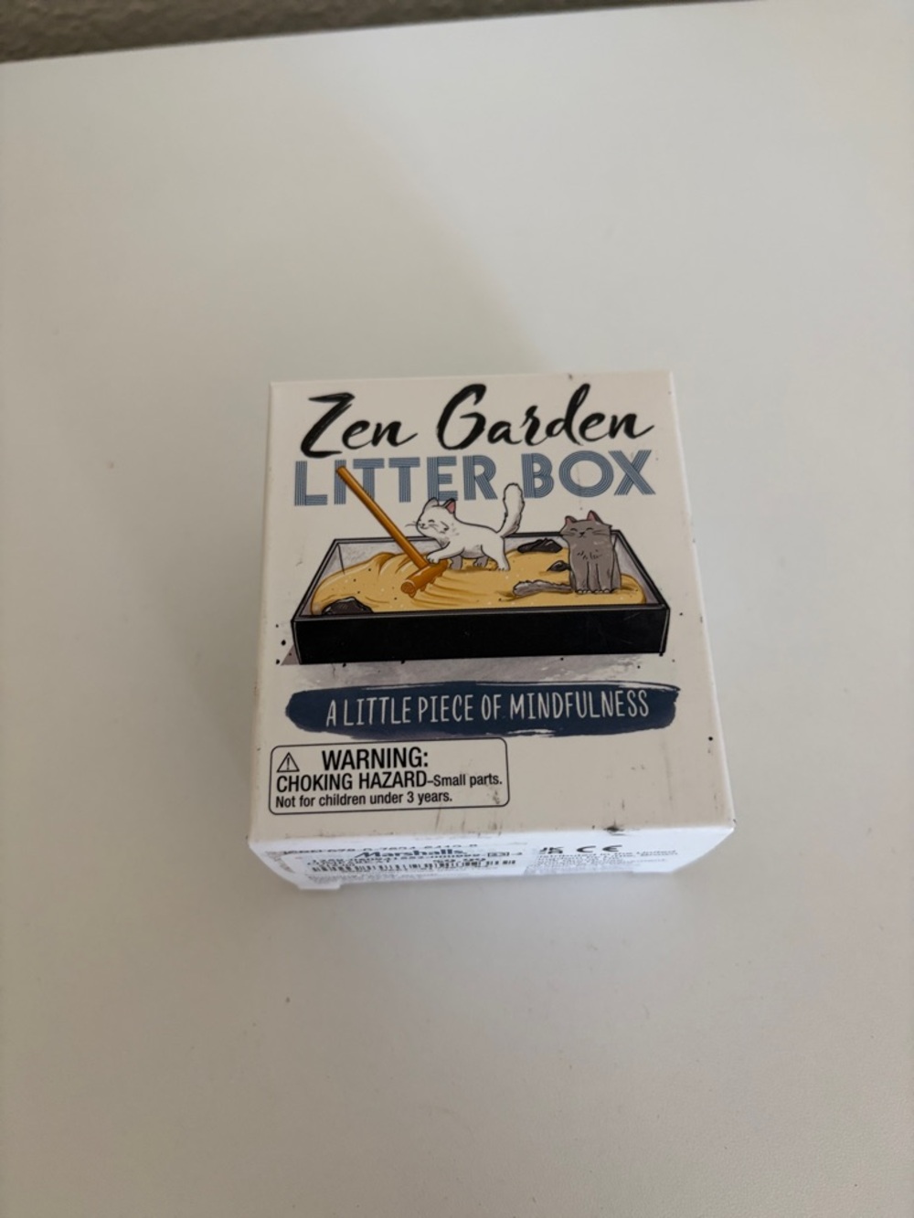 Zen Garden Litter Box Mini Kit - White & Blue